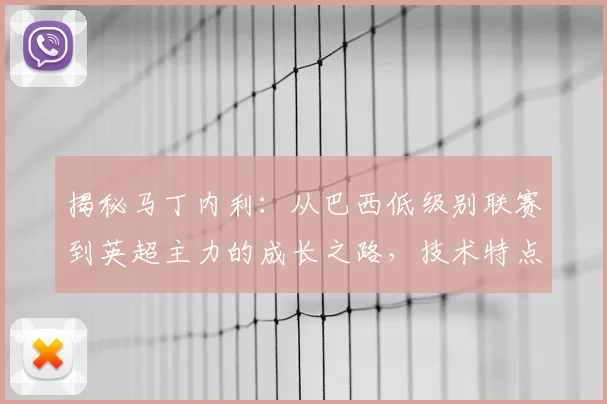 揭秘马丁内利：从巴西低级别联赛到英超主力的成长之路，技术特点与未来潜力分析